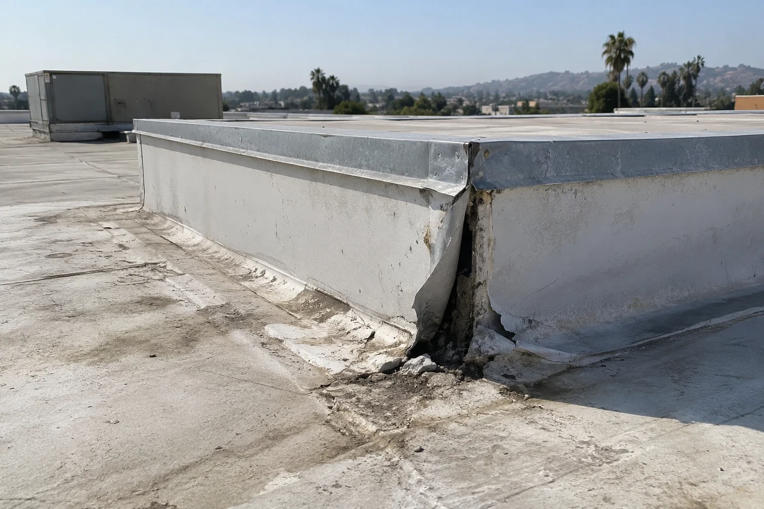 Flashing Failure Roof Repair in Lancaster, CA